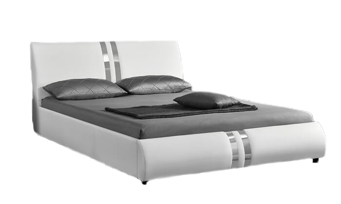 5 מיטה זוגית מרופדת HOME DECOR, דגם גלי