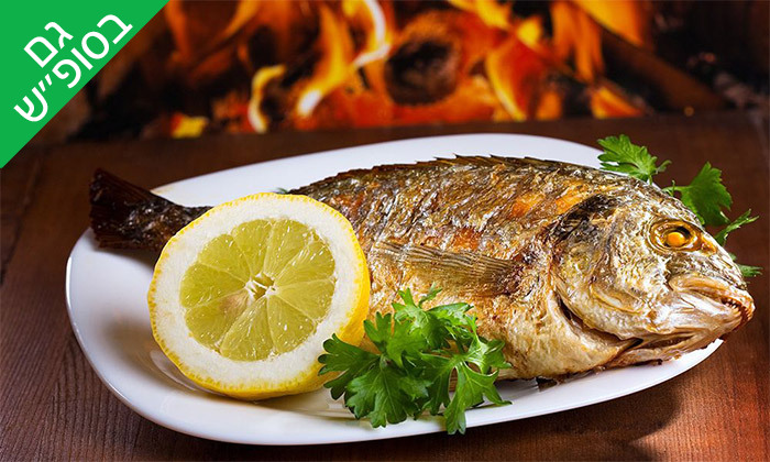 15 ארוחת דגים זוגית בסטלה ביץ' - דג על הים, בת ים