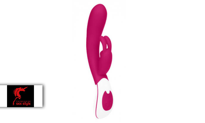1 סקס סטייל SEX STYLE: ויברטור ארנבון דגם LOVE - סגול