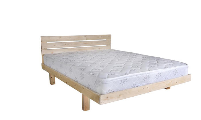 3 אולימפיה: מיטה מעץ מלא דגם 5014 עם מזרן
