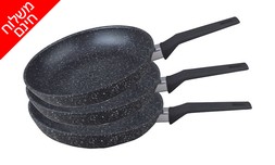 סט 3 מחבתות LA KITCHENETTE
