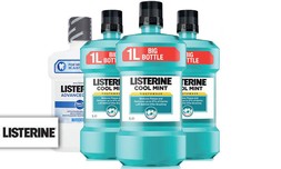 4 בקבוקי 1 ליטר ליסטרין