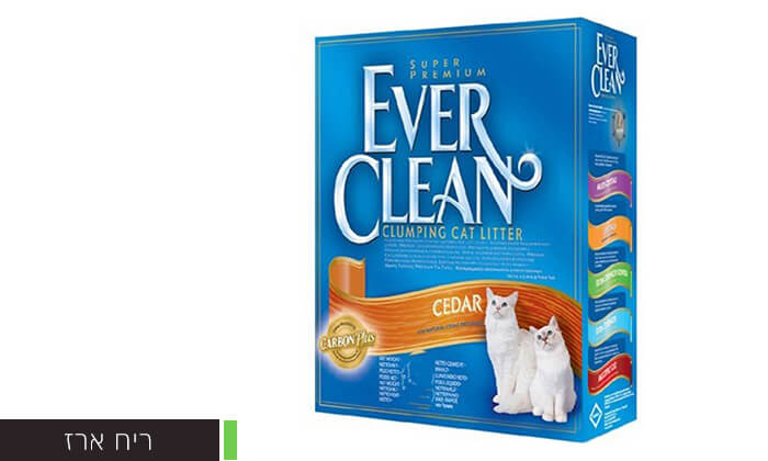 3 מארז קופסאות חול מתגבש לחתולים EVER CLEAN