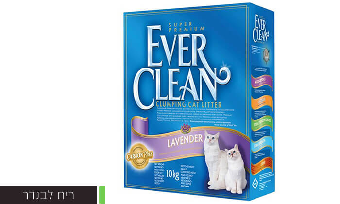 4 מארז קופסאות חול מתגבש לחתולים EVER CLEAN