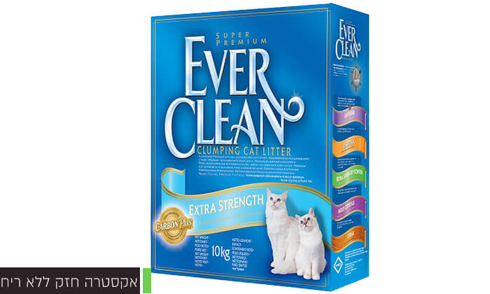 5 מארז קופסאות חול מתגבש לחתולים EVER CLEAN