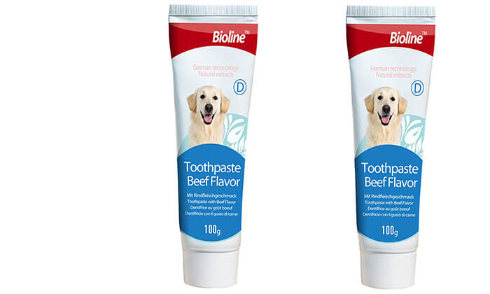 3 אניפט: מארז 2/4 יחידות משחת שיניים לכלבים Bioline