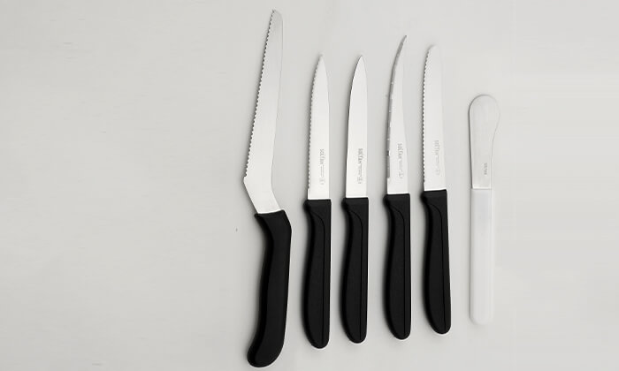 3 סולתם SOLTAM: סט 6 סכינים
