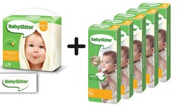 מארז חיתולי בייביסיטר ומגבונים