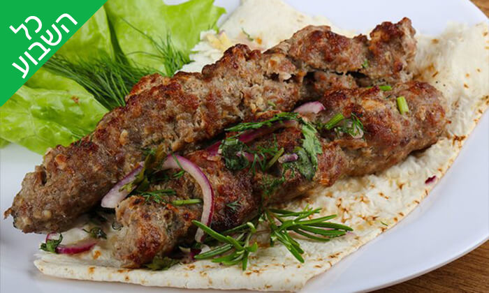 3 ארוחה בשרית זוגית במסעדת סעידה סולטנה, אחד העם תל אביב
