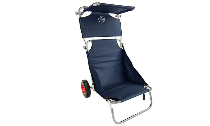 3 עגלת קמפינג וים משולבת כסא CAMP&GO - משלוח חינם