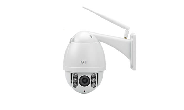 5 מצלמת אבטחה חיצונית ממונעת GTI עם ראיית לילה