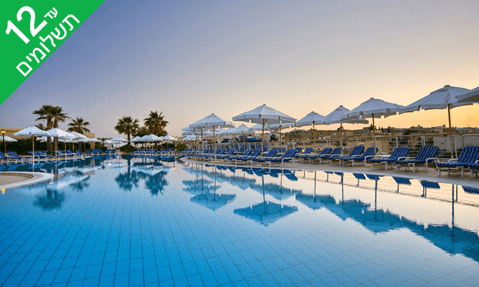 3 חופשה במלטה Intercontinental - מלון 5 כוכבים מומלץ עם חוף פרטי