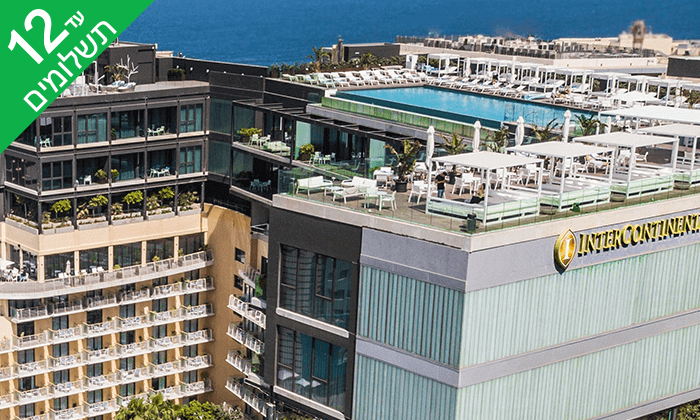 4 חופשה במלטה Intercontinental - מלון 5 כוכבים מומלץ עם חוף פרטי