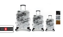 סט 3 מזוודות קשיחות SWISS