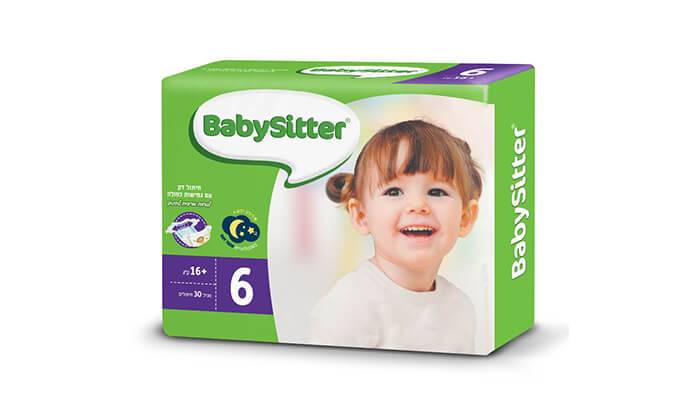 8 מארז 8 חבילות חיתולי בייביסיטר Babysitter - משלוח חינם