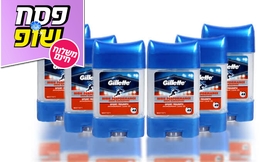6 יחידות דאודורנט Gillette
