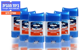 6 יחידות דאודורנט Gillette