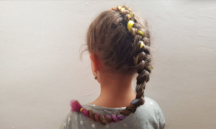6 תסרוקת אמנותית לילדות בסטודיו לצילום אומנתי של אריאלה, תל אביב