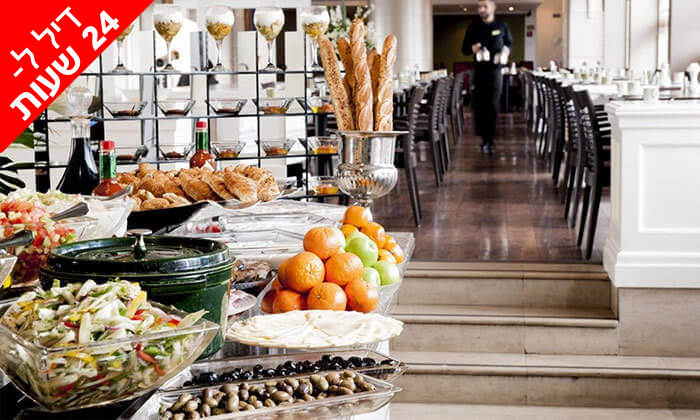 4 דיל ל-24 שעות: ארוחת בוקר בופה זוגית במלון לאונרדו סיטי טאואר, רמת גן