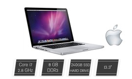 מחשב נייד Apple מסך