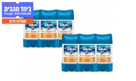6 יחידות דאודורנט Gillette