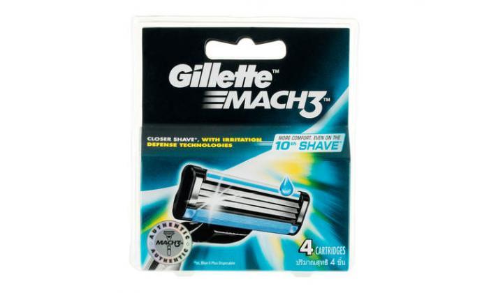 3 40 סכיני גילוח Gillette Mach3 - משלוח חינם