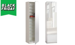 ארון נעליים עם דלת מראה צ'ארמי