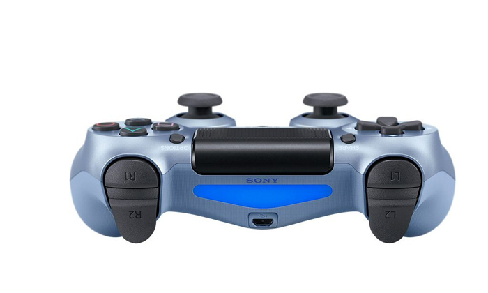 4 שלט מקורי PS4 Titanium Blue DualShock 4 Sony