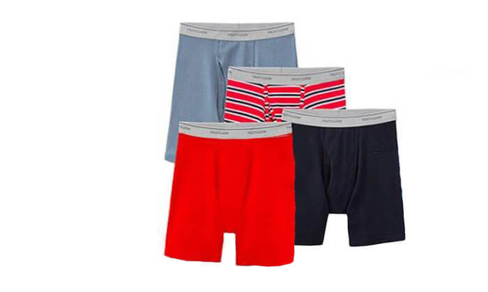 4 מארז 4 תחתוני בוקסר FRUIT OF THE LOOM 