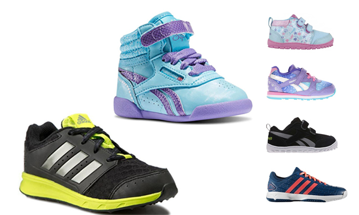 18 נעלי Adidas ו-Reebok לילדים ונוער