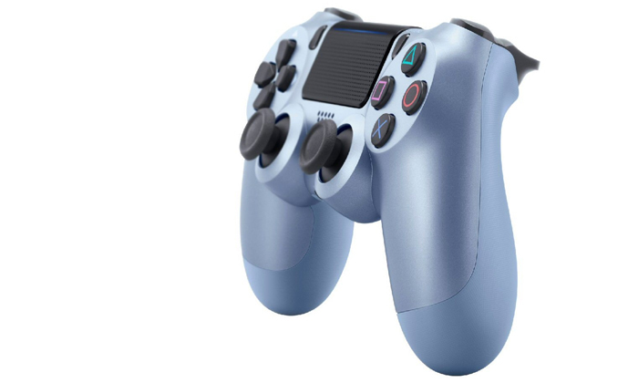 5 שלט מקורי PS4 Titanium Blue DualShock 4 Sony 