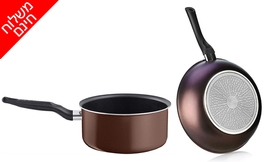 סט ווק וקלחת אינדוקציה Tefal