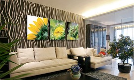 שעון קיר Sunflower