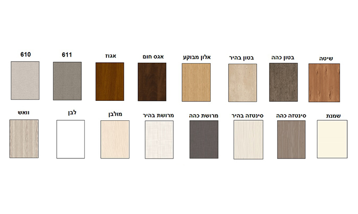 6 ארון הזזה 2 דלתות House Design במבחר דגמים