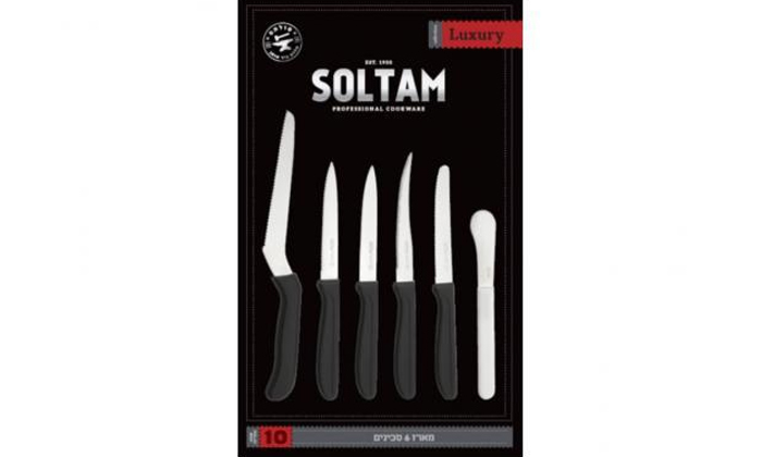 3 סולתם SOLTAM: סט 6 סכינים