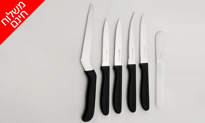 4 סולתם SOLTAM: סט 6 סכינים