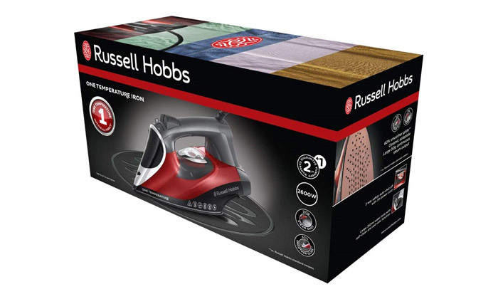 3 מגהץ אדים Russell Hobbs דגם 25090-56 בצבע אדום