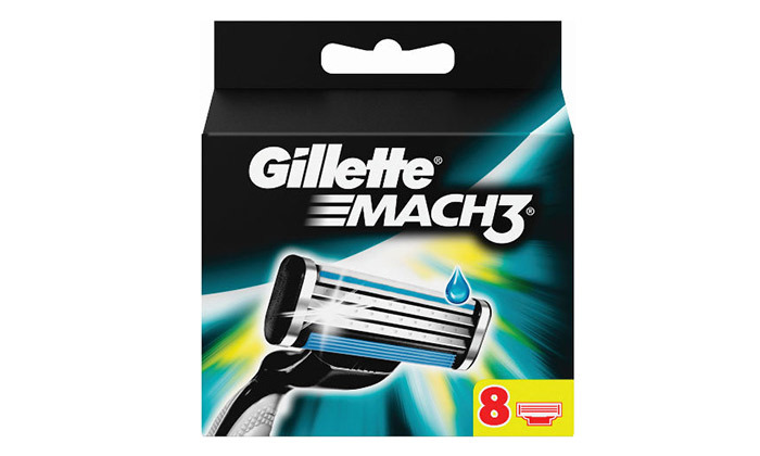 3 מארז 16 סכיני גילוח ג'ילט Gillette Mach 3 - משלוח חינם