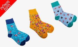 3 זוגות גרביים Paint Socks