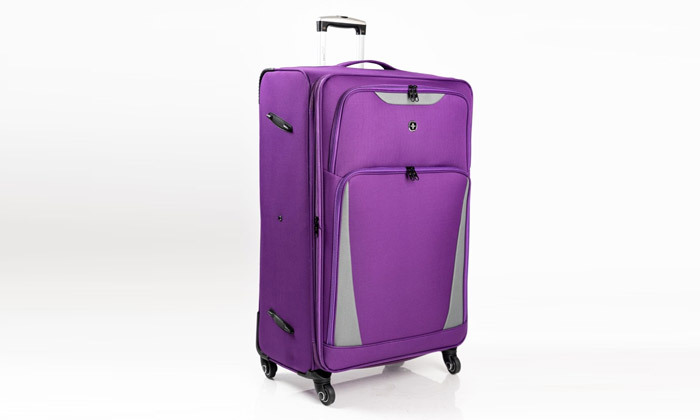 4 מזוודה משפחתית קלת משקל 32 אינץ' SWISS digital design יבואן רשמי - צבעים לבחירה