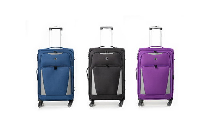 2 סט 3 מזוודות קלות משקל SWISS Digital Design יבואן רשמי - צבעים לבחירה
