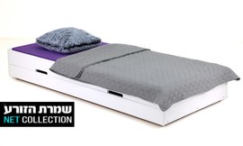 מיטת ילדים מעץ מלא דגם מדונה