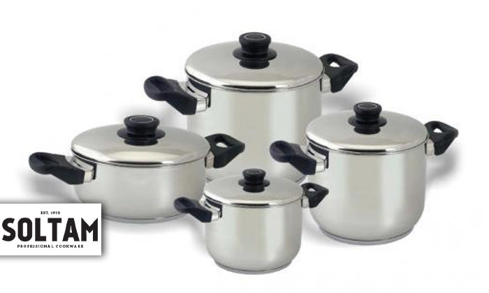 2 SOLTAM: סט סירים 8 חלקים