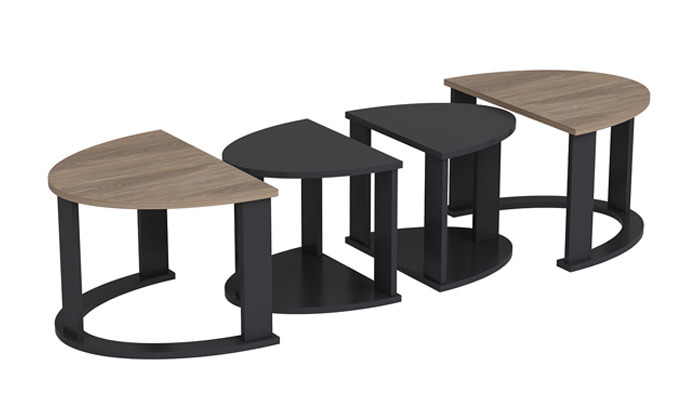 6 שולחן סלון אובלי TUDO DESIGN דגם  ANTELLA