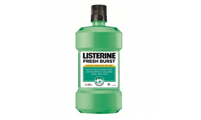 6 מארז 6 בקבוקים לשטיפת פה ליסטרין Listerine 