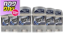 6 דאודורנט לגבר Speed Stick