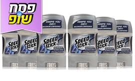 6 דאודורנט לגבר Speed Stick