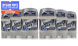 6 דאודורנט לגבר Speed Stick