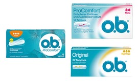 6 חבילות טמפוני o.b ProComfort