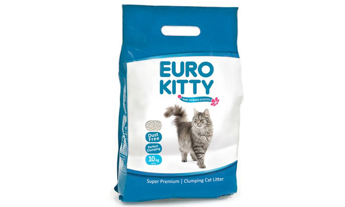 3 אניפט: 10 שקי חול מתגבש לחתולים יורו קיטי EURO KITTY